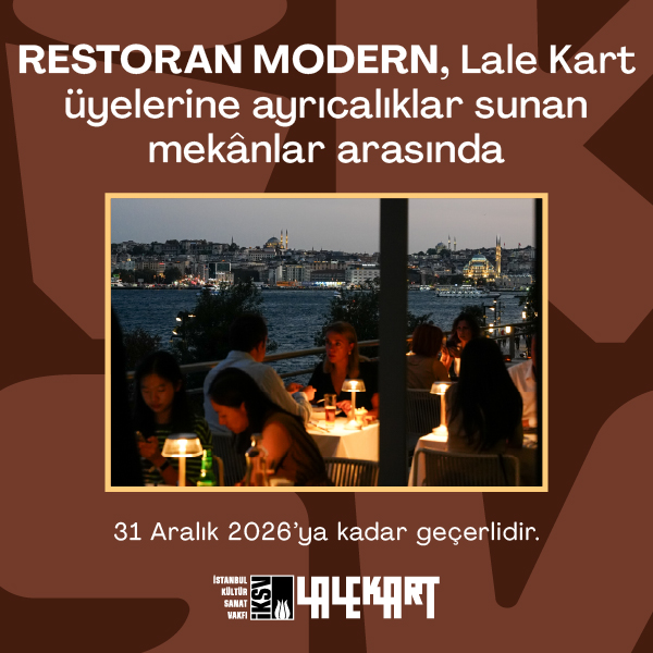 Restoran Modern Lale Kart üyelerine ayrıcalıklar sunan mekânlar arasında