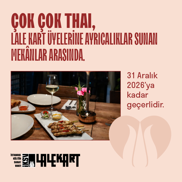 Lale Kart üyelerine özel işbirliği: Çok Çok Thai